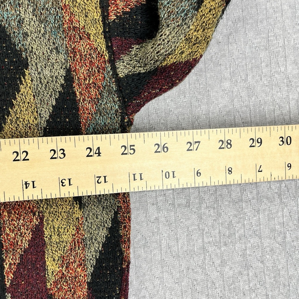 Protege Collection Vintage Sweater Coogi Style 3D-Striped Multi-Colored Sz Large - Picture 4 of 8